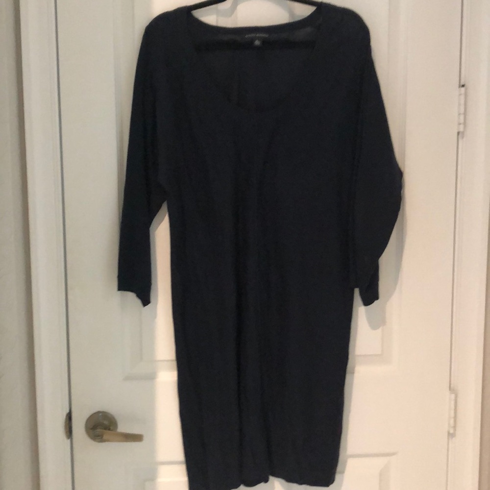 Blue Knit Dress or Long Knit Top